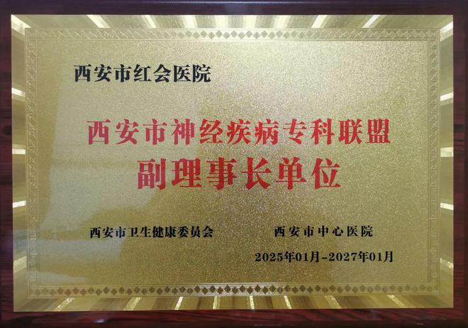 規(guī)范引領(lǐng)丨西安市紅會醫(yī)院獲批成為西安市神經(jīng)疾病?？坡?lián)盟副理事長單位(圖3)